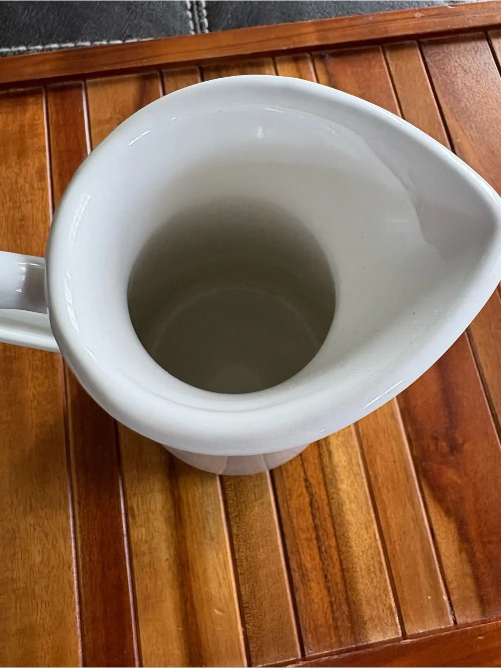 Ikea SOCKERÄRT White Enamel Vase Pitcher 6